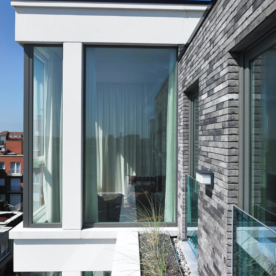 Appartement Stijlvolle En Lichtrijke Design Penthouse Met Prachtig Uitzicht Te Wenduine à Le Coq Extérieur photo