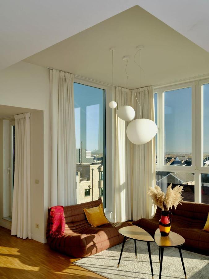 Appartement Stijlvolle En Lichtrijke Design Penthouse Met Prachtig Uitzicht Te Wenduine à Le Coq Extérieur photo